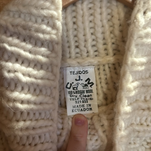 Wool fisherman sweater - Picture 2 of 2